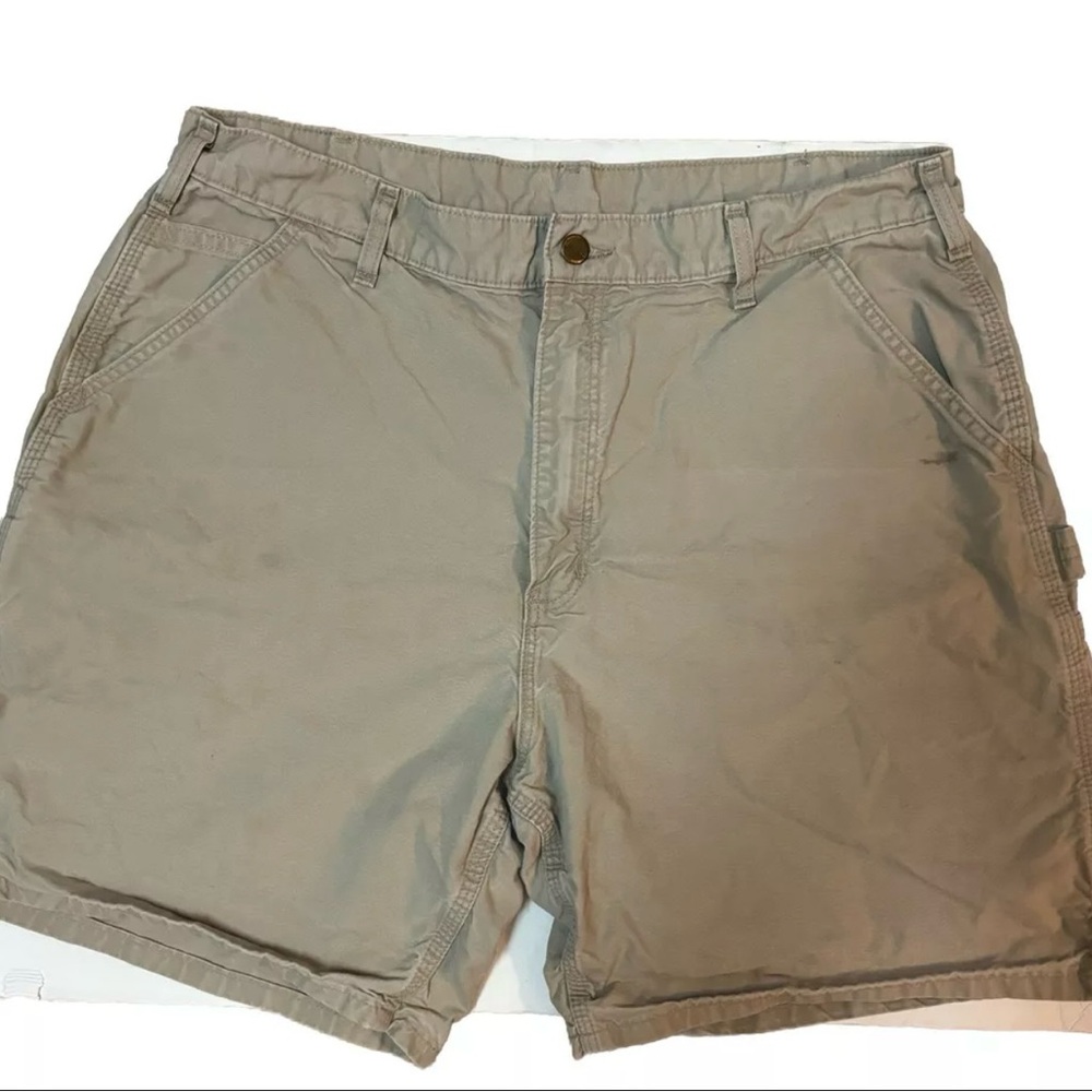 Carhartt Jeans High Rise Cotton Carpenter Shorts Women's Size 38